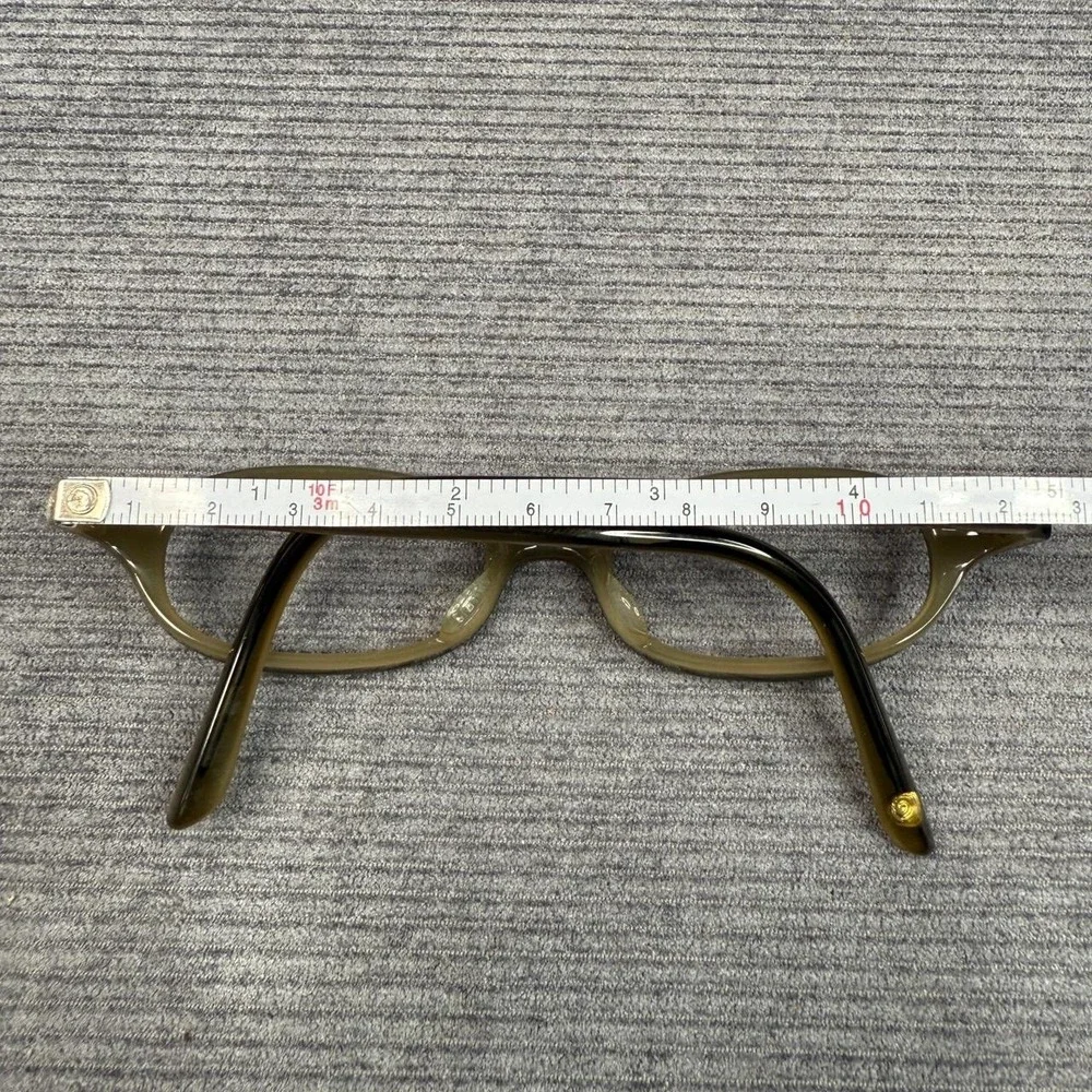 Kata Eyeglasses Style 58 OLV Olive Green Oval Frames 47-18-140 Mens Womens